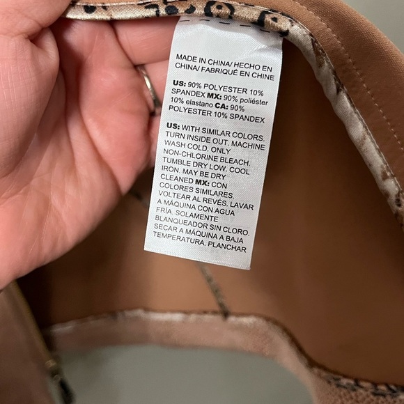 Chicos Faux Suede Moto Jacket sz 2 - Picture 4 of 8